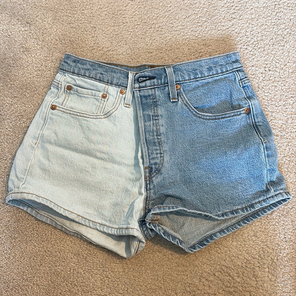 501 Two-Tone Denim Women's Shorts